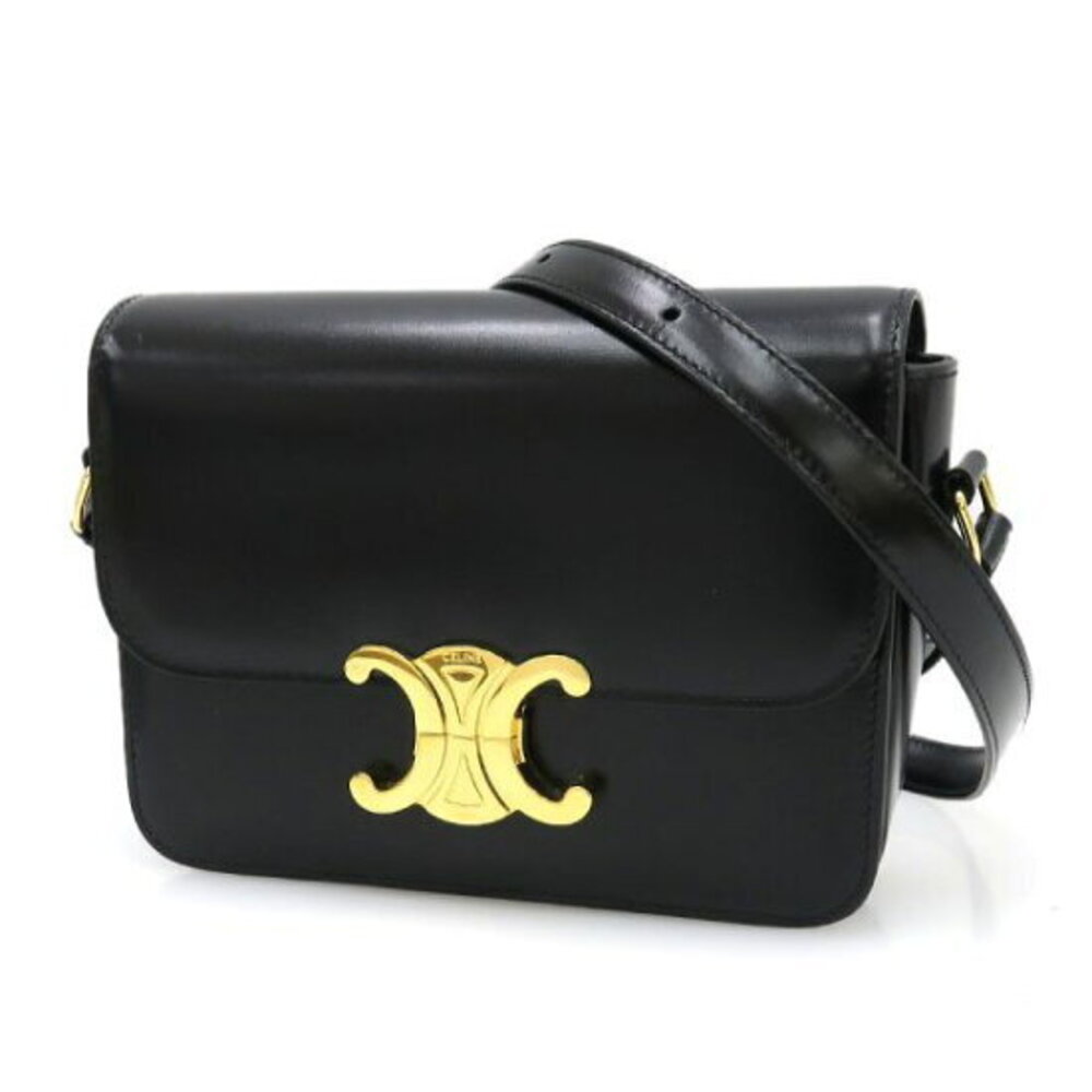 Celine Teen Triomphe Bag Shiny Calfskin